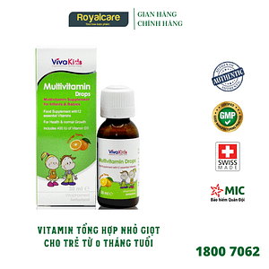 vitamin tổng hợp cho trẻ sơ sinh vivakids